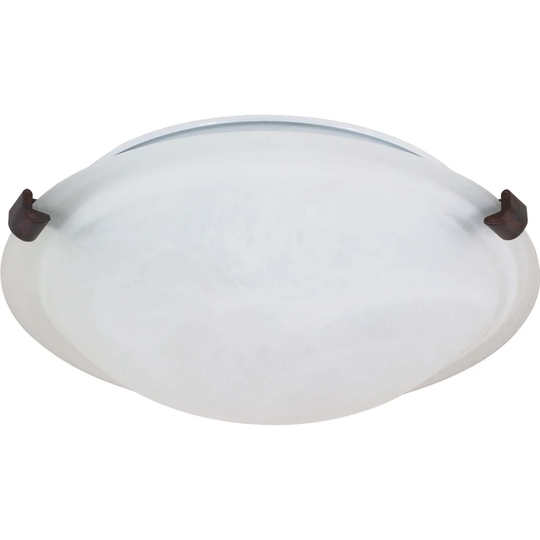 Nuvo 1-light Old Bronze 13-inch Flush Mount
