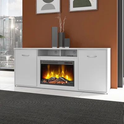 BBF Conference Tables 71" W Electric Fireplace