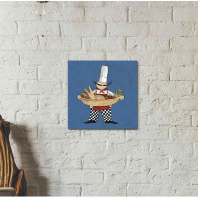 Pane Chef in Color by Anne Tavoletti - Wrapped Canvas Graphic Art Print