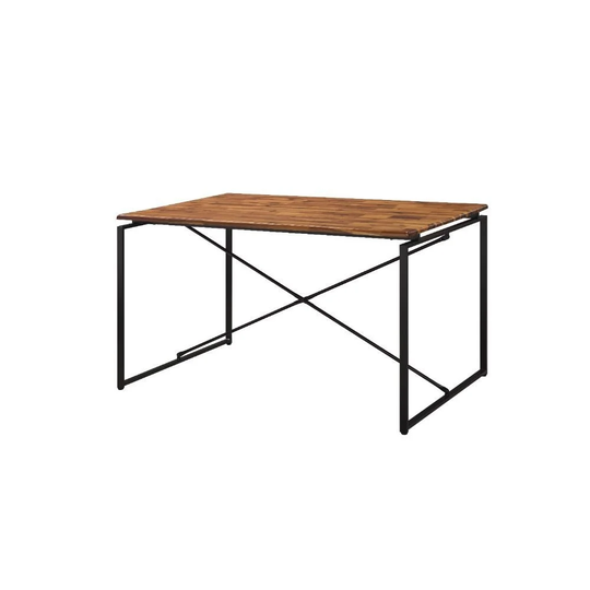 Q-Max Comfortable PU Padded Seats And Wooden Backs For An Unexpected Detail Dining Table (Table Only)
