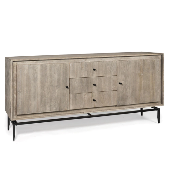 Camilo 69" Wide 3 Door Wood Sideboard - 69 x 16 x 31