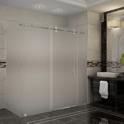 Langham 72" x 75" Rectangle Sliding Shower Enclosure