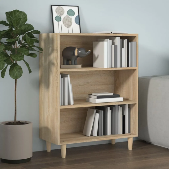 Sideboard Sonoma Oak 27.4"x12.8"x35.4" Engineered Wood