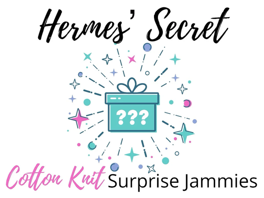 Hermes' Secret Cotton Knit Surprise Jammies