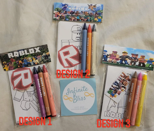 Roblox Coloring Packs | Pages Party Favor Crayola Crayons