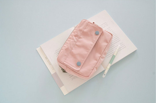 Large Stationery Organizer | Cotton Pencil Case Pen Pouch Zipper Makeup Bag School Supplies