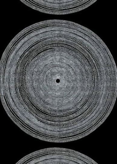 Marimekko Fokus Fabric, Black & White, 165cm Long 140M Wide, One Repeat Finland