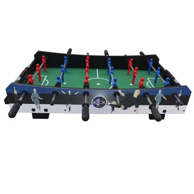 Kick Neo 40" Compact Mini Tabletop Foosball Table (blue / Black)