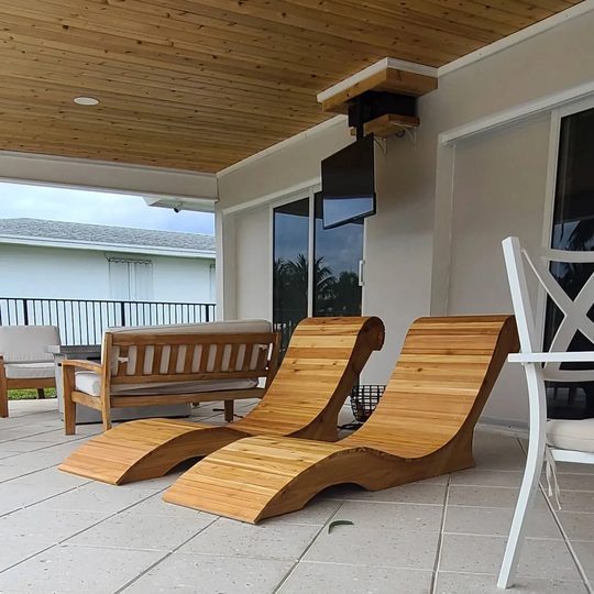 Custom Cedar Lounge Chair