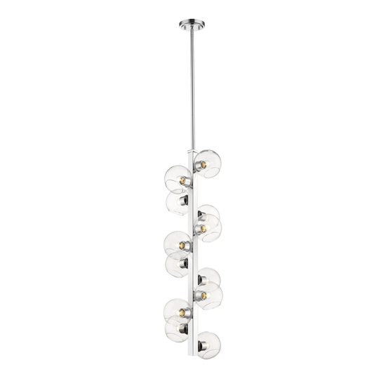 Avery Home Lighting Marquee Chrome 12-light Pendant