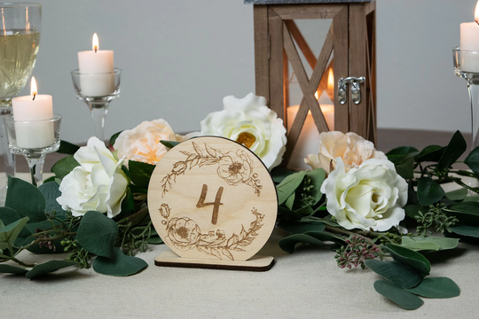 Wedding Table Numbers, Wood Decor, Rustic Centerpiece, Boho Wedding, Bohemian