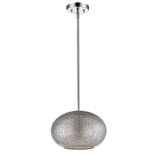 Brielle 1-light Polished Nickel Pendant