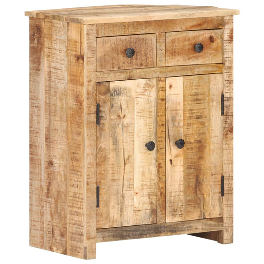 Sideboard 23.2"x13.8"x29.5" Rough Mango Wood