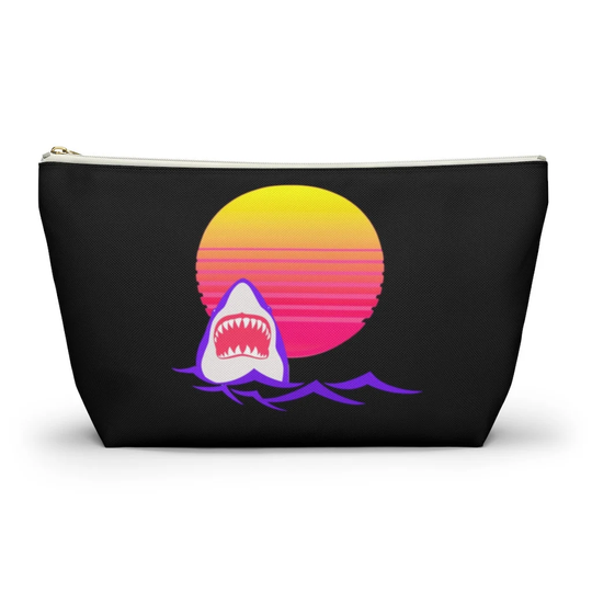 Shark Beach Pouch, Cosmetic Bag, Pencil Case