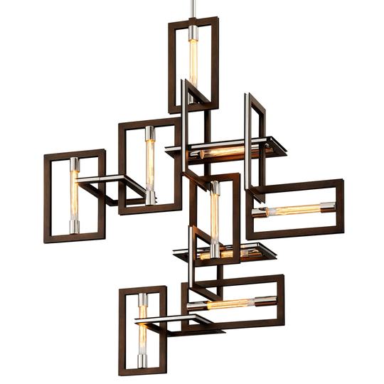 Enigma 9-light Bronze Pendant