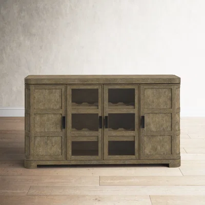 Morales 64" Wide 2 Drawer Solid Wood Sideboard