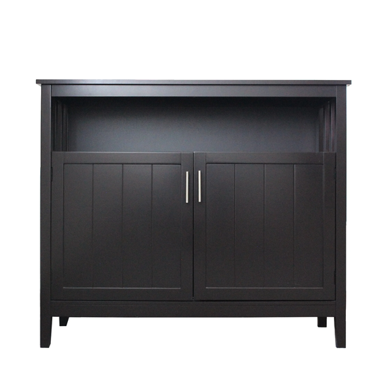 Quality Storage Sideboard Buffet Server Cabinet with Shelf in Kitchen
