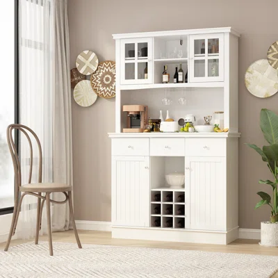 44.1" Wide 3 Drawer Sideboard