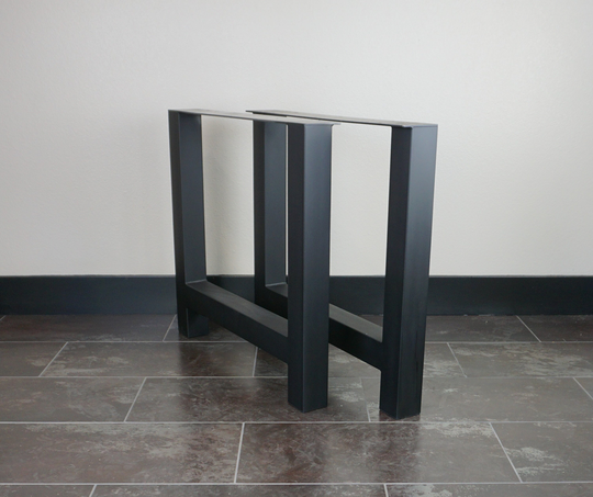 3'' X Steel Iron Metal Table Legs/Bases H Shape Set Of 2