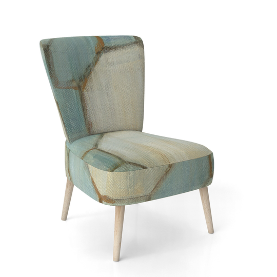 Designart 'Geometric Title Element' Upholstered Modern Accent Chair