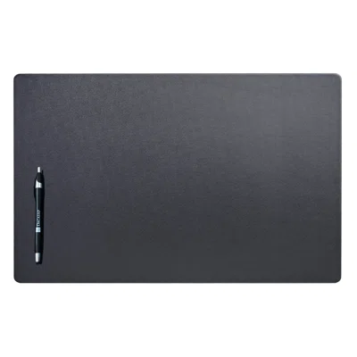 Black Leatherette Conference Desk Pad