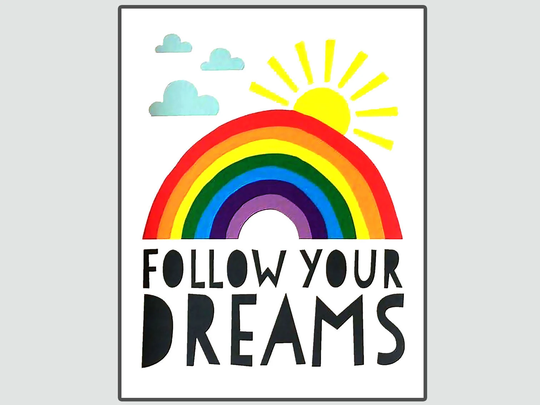 5D Be Happy Rainbow Diamond Art Kit Handmade Full Drill Diy Mosaic Embroidery Painting Cross Stitch Wall Decor