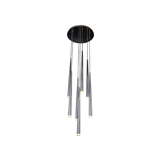 Avenue Lighting HF2107CH Seven Light Pendant Highland Ave. Chrome - One Size