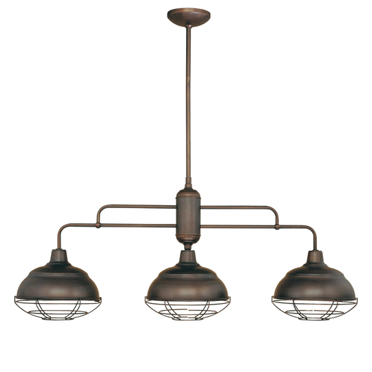 Neo- Indsutrial 3 Light Kitchen Island Light
