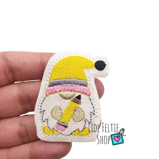 Pencil Gnome Felties | Teacher School Bow Supplies - Exclusive Design
