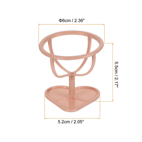 20Pcs Air Plant Stand Holder, Plant Pot Container with Heart Base - Skin Color