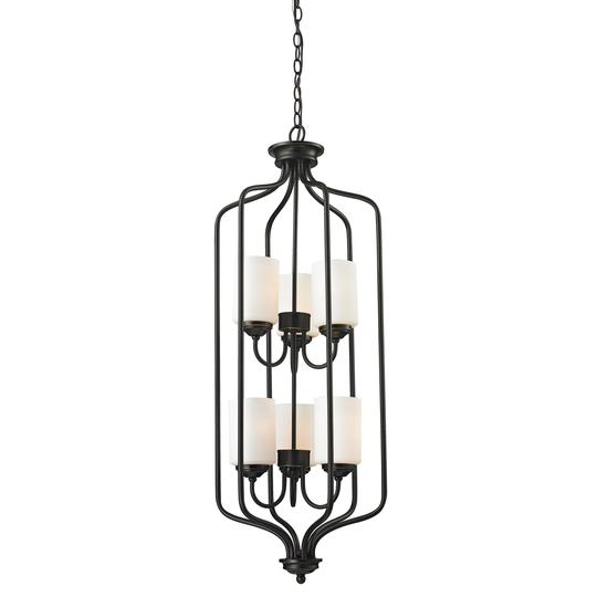 Avery Home Lighting Cardinal 6-light Olde Bronze Pendant