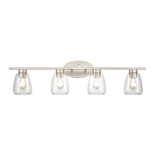 Millennium Lighting 4 Light Vanity Fixture in Multiple Finishes and Clear Glass Shades - N/A