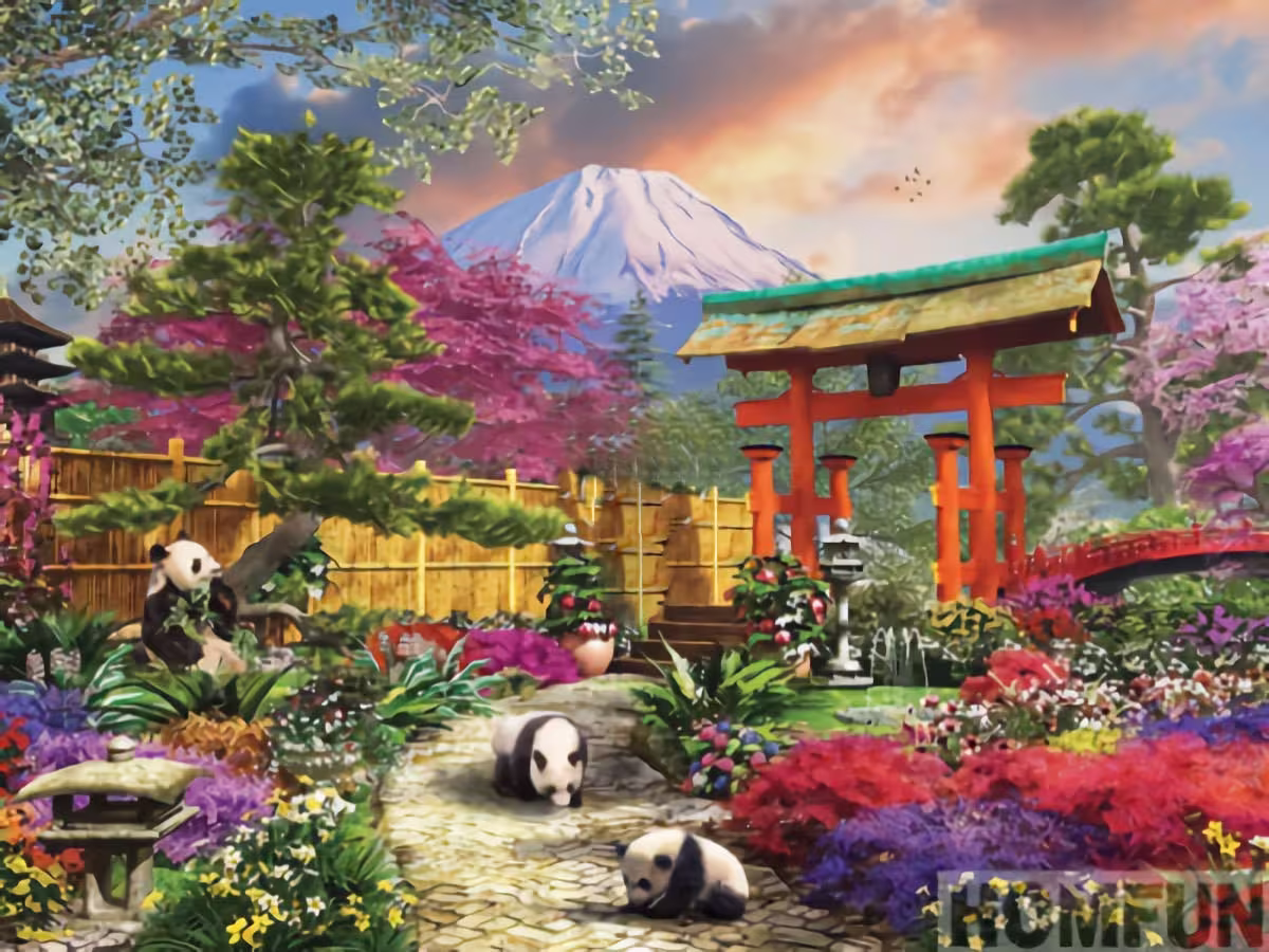 Panda Playground Diy 5D Diamond Painting Kit Full Square & Round Drill