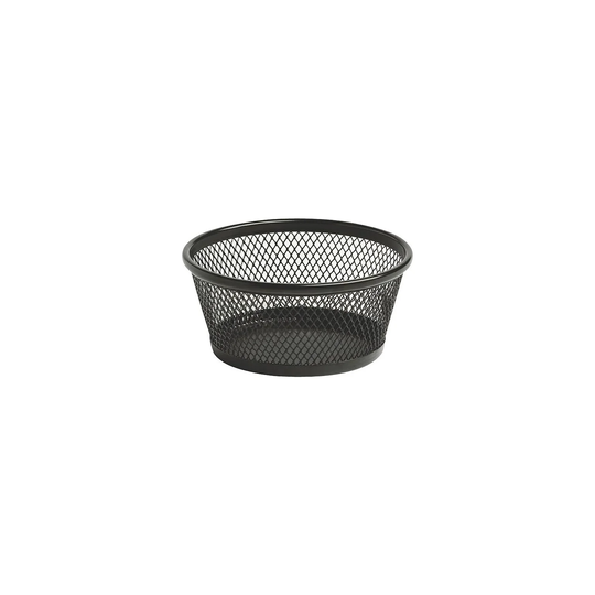Rolodex Jumbo Black Steel Paper Clip Holder - 2.3" x 4.6" x 4.6"