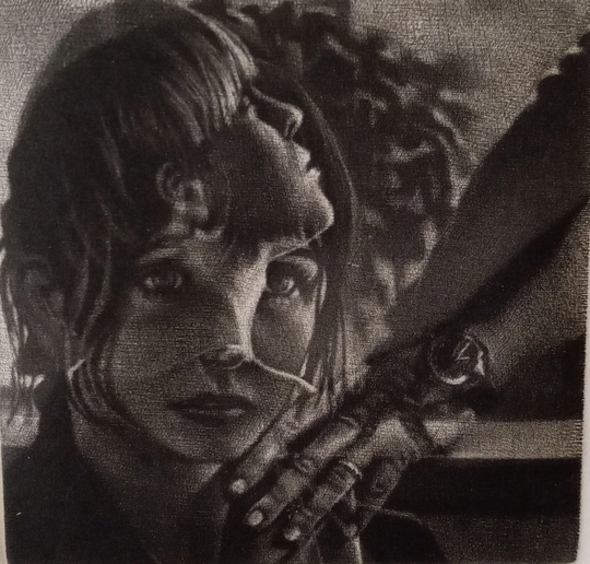 Art Werger | American B. 1955 "Advice", Mezzotint, 2010, Pencil Signed, | Free Shipping