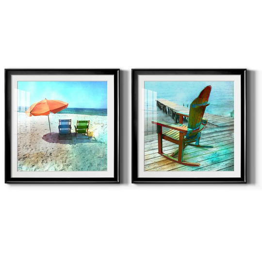 Color Tint Sea-Premium Framed Print - Ready to Hang
