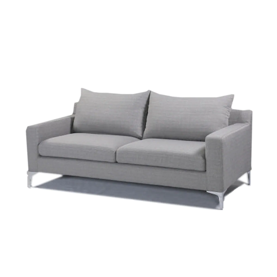 Harbo Plain Sofa - Medium Grey. - 7'6" x 9'6"