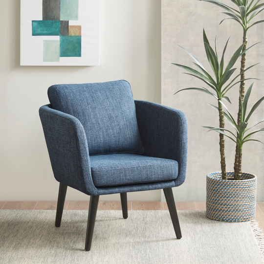 INK+IVY Jake Blue Accent Chair