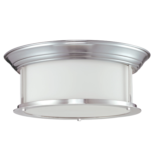 Avery Home Lighting 3-light Ceiling Lamp - Silver - Brushed Nickel