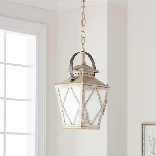 Kichler Lighting Hayman Bay Collection 2-light Distressed Antique White Pendant