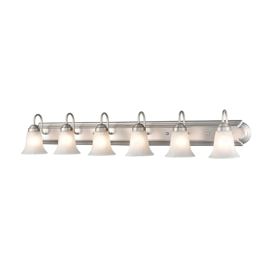 Millennium Lighting 6 Light Satin Nickel Bathroom Vanity Fixture