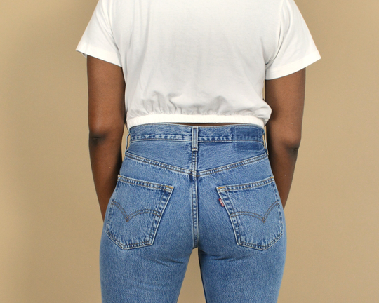 Levi's 501 Button Fly Vintage Denim Jeans