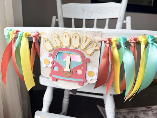 Groovy One High Chair Banner
