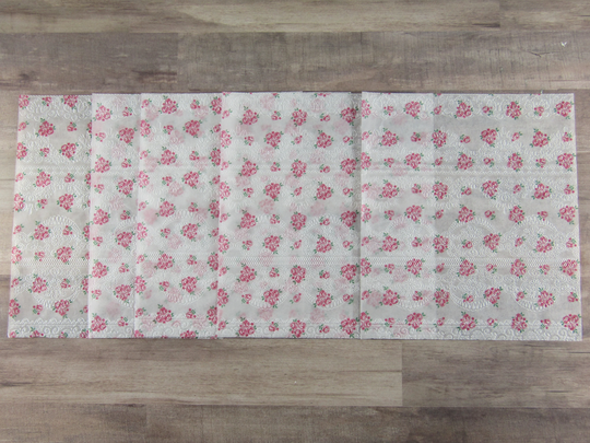 10 Roses Parchment Embossed 8x9 Paper-Journal Paper-Scrapbooking-Journaling-Junk Journal Pages-Aged Paper-Vintage Paper