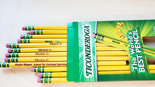 Custom Pencil |Teacher Appreciation |Personalized Eraser |Child Gift |Ticonderoga #2 | School Supplies Back To