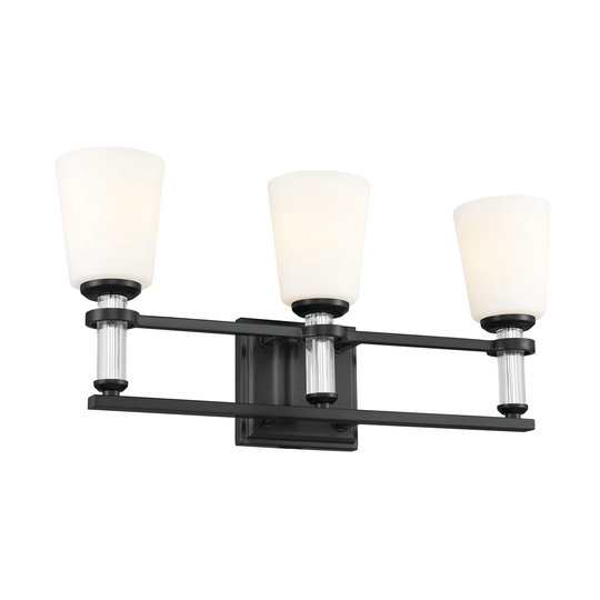 Kichler Lighting Rosalind 23.75 in. 3 Light Black Vanity Light