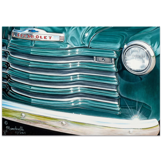 Todd Mandeville 'Grandpaz' 32in x 22in Americana Wall Art on Plexiglass - Multi-Color