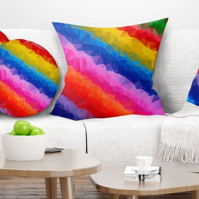 Corwin Abstract Polygonal Pencils Pillow
