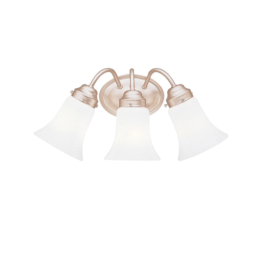 Kichler Lighting Transitional 3-light Brushed Nickel Bath/Vanity Light