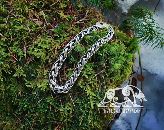 Viking Bracelet Sterling Silver Scandinavian Norse Jewelry